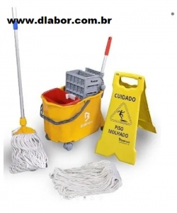 Carro Balde Funcional Kit Limpeza 